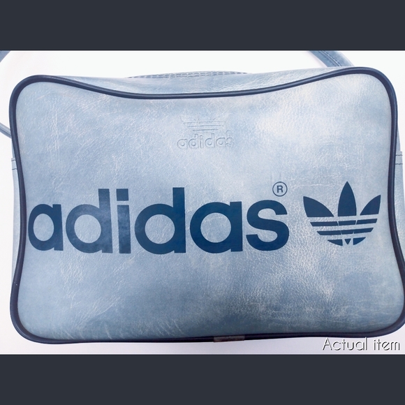 70's Legit Vintage Adidas originals trefoil messenger gym bag - Picture 5 of 13